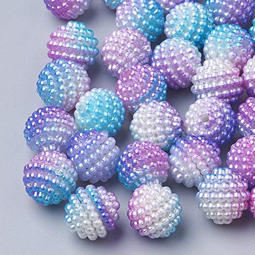 Ipotkitt 200 Stück 10 mm bunte Imitationsperlen Acrylperlen Obst Beeren Perlen kombinierte runde Perlen Discokugel Perlen für DIY Handwerk Schmuckherstellung Ipotkitt 200 Stück 10 mm bunte Imitationsperlen Acrylperlen Obst Beeren Perlen kombinierte runde Perlen Discokugel Perlen für DIY Handwerk Schmuckherstellung von Ipotkitt