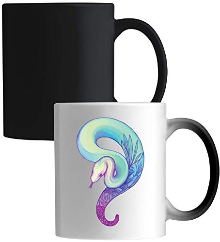 Iprints Question Mark Nature Snake Graphic Art Ceramic Magic Mug von Iprints