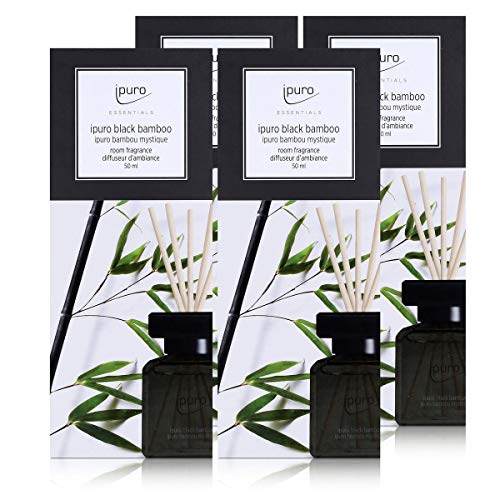 Essentials by Ipuro black bamboo 50ml Raumduft (4er Pack) von Ipuro