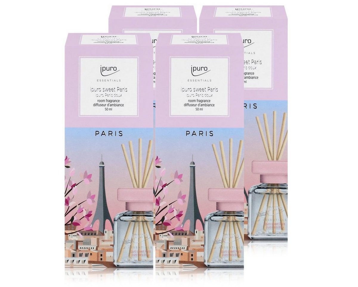 IPURO Raumduft Ipuro sweet Paris Raumduft 50ml - Duftöl Raumduft Lufterfrischer (4er von Ipuro