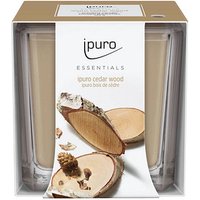 ipuro Duftkerze Cedar Wood  beige Zedernholz von Ipuro