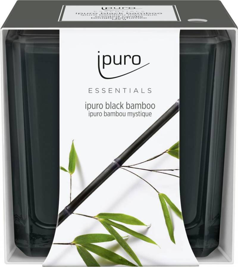 ipuro ESSENTIALS Duftkerze Black Bamboo 125 g von Ipuro