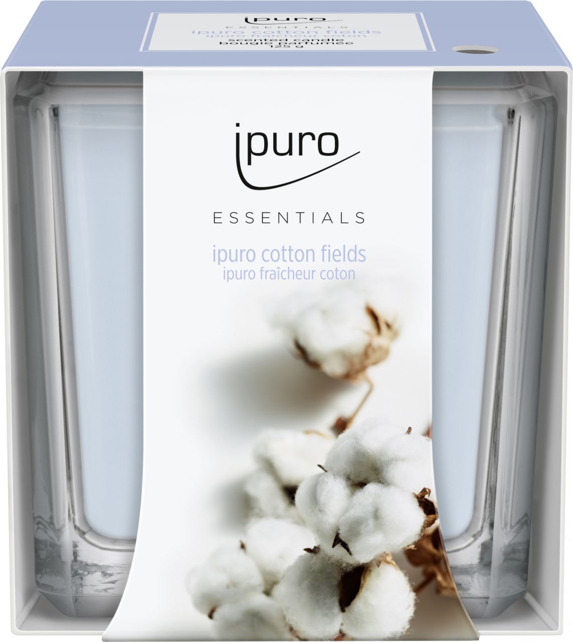 ipuro ESSENTIALS Duftkerze Cotton Fields 125 g von Ipuro