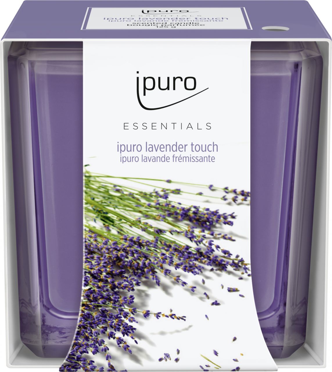 ipuro ESSENTIALS Duftkerze Lavender Touch 125 g von Ipuro