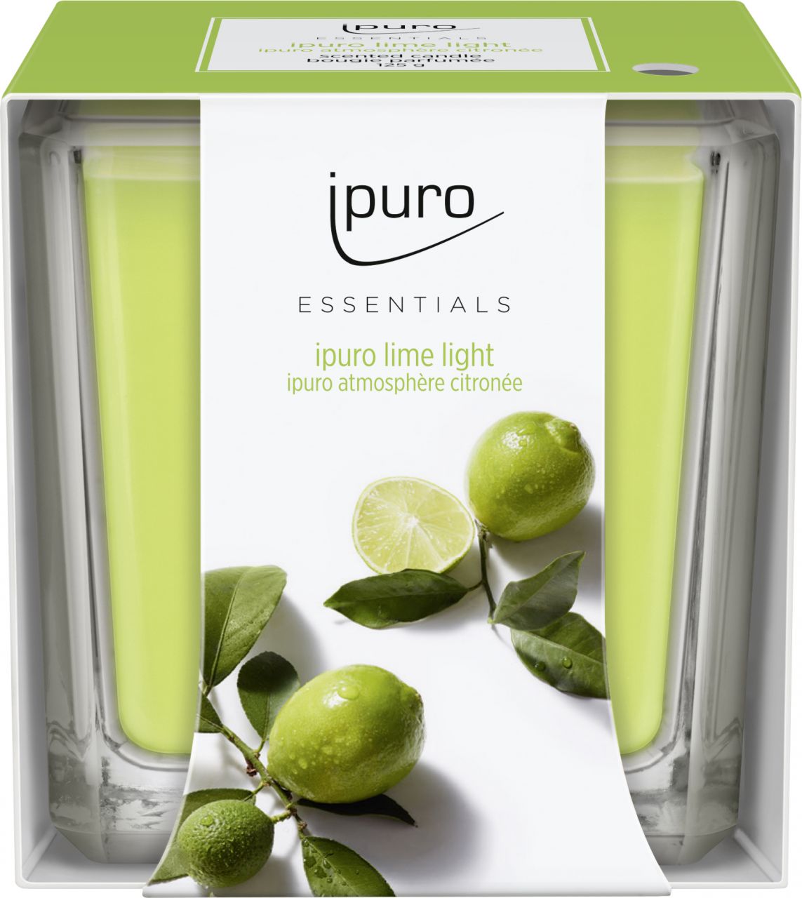 ipuro ESSENTIALS Duftkerze Lime Light 125 g von Ipuro