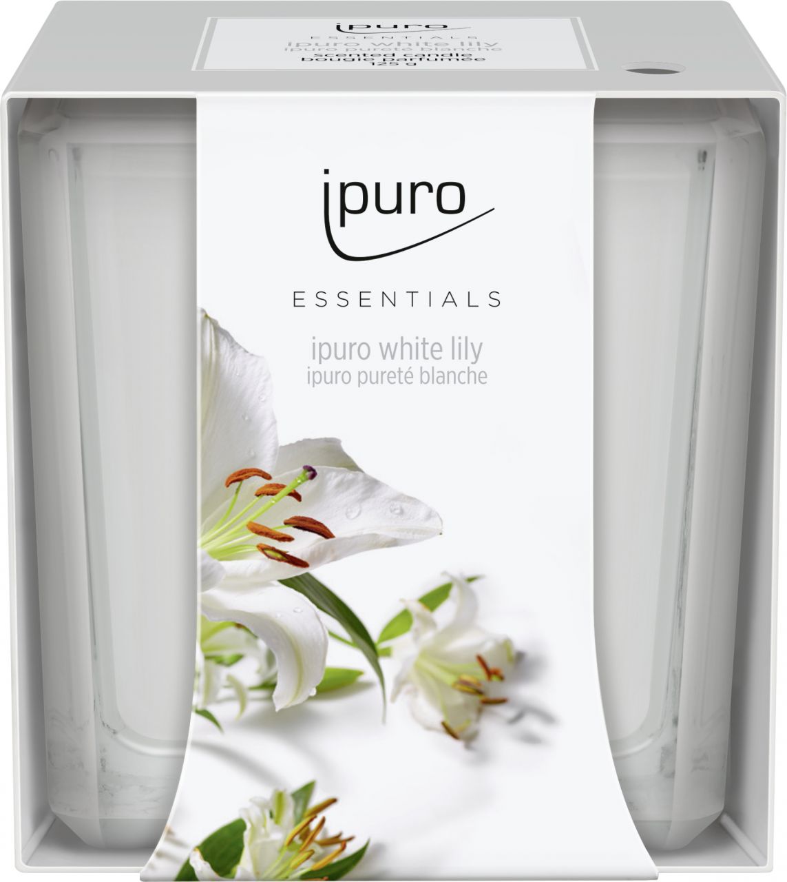 ipuro ESSENTIALS Duftkerze White Lily 125 g von Ipuro