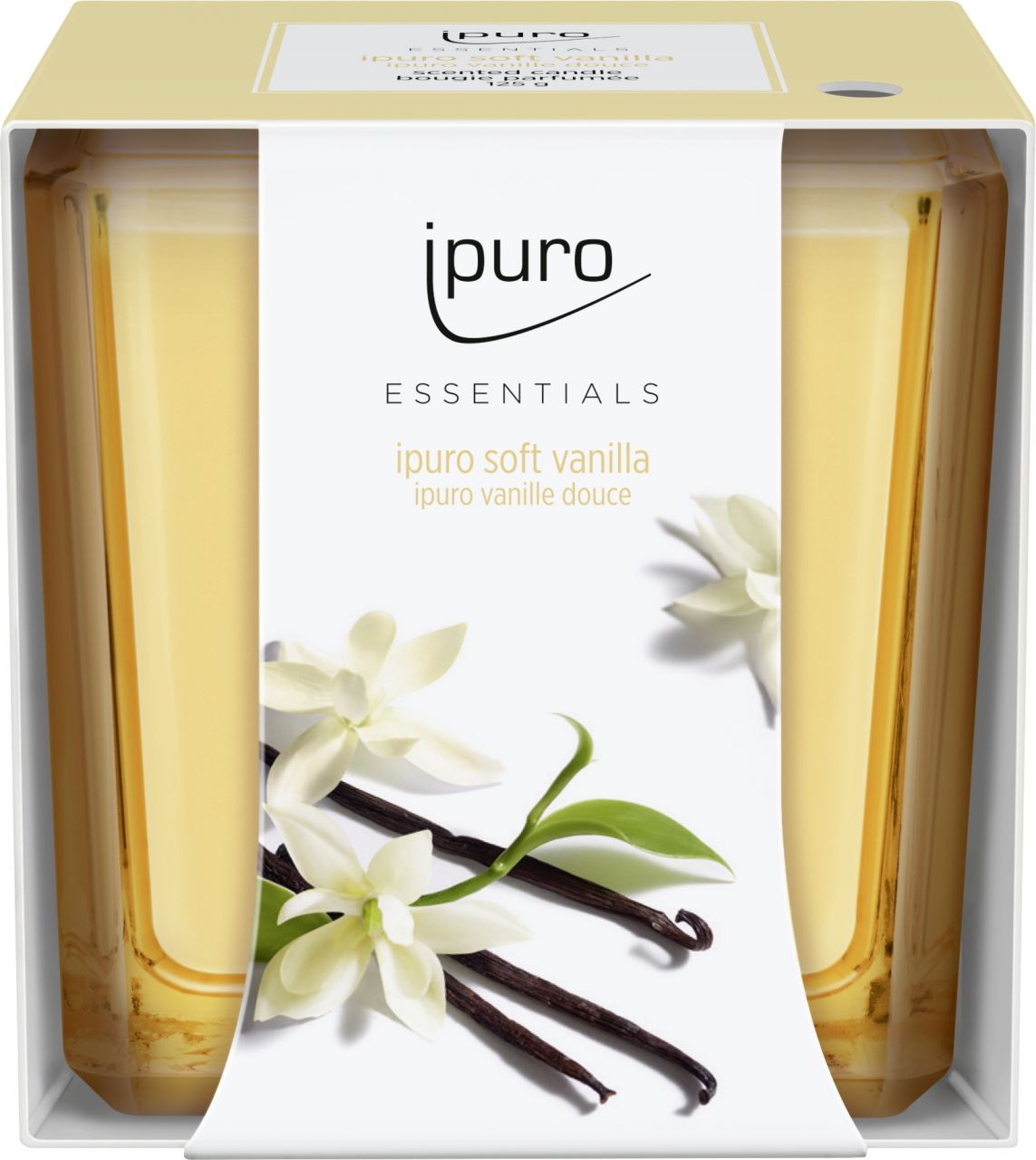 ipuro ESSENTIALS Duftkerze soft vanilla 125 g von Ipuro