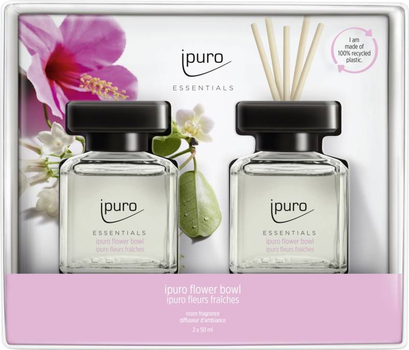 ipuro ESSENTIALS Raumduft Set Flower Bowl 2 x 50 ml von Ipuro