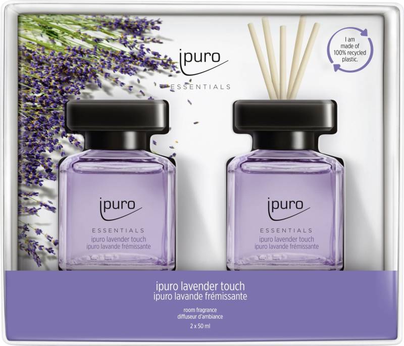 ipuro ESSENTIALS Raumduft Set Lavender Touch 2 x 50 ml von Ipuro