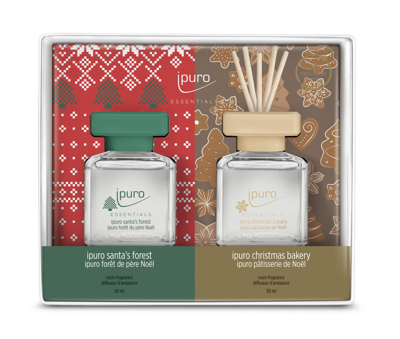 ipuro ESSENTIALS Raumduft bakery & forest 2 x 50 ml von Ipuro