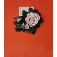 Große Rosa Rose Mit Knospen, Wanddeko/Blumenset/Salon Deko/Riesige Rosen, 3D Bild, Inneneinrichtung von IreneBigFlowers