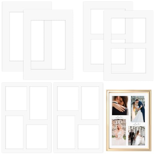 6 Stk Passepartout, Foto Rahmen Halterungen, alterungsbeständige Schrägschnitt Passepartouts, Weiß Innen für Bilder Kunstdrucken Fotos, Präsentation & Schutz Ihrer Bilder und Fotos für Fotos, Postkart 6 Stk Passepartout, Foto Rahmen Halterungen, alterungsbeständige Schrägschnitt Passepartouts, Weiß Innen für Bilder Kunstdrucken Fotos, Präsentation & Schutz Ihrer Bilder und Fotos für Fotos, Postkart von Irenwarl