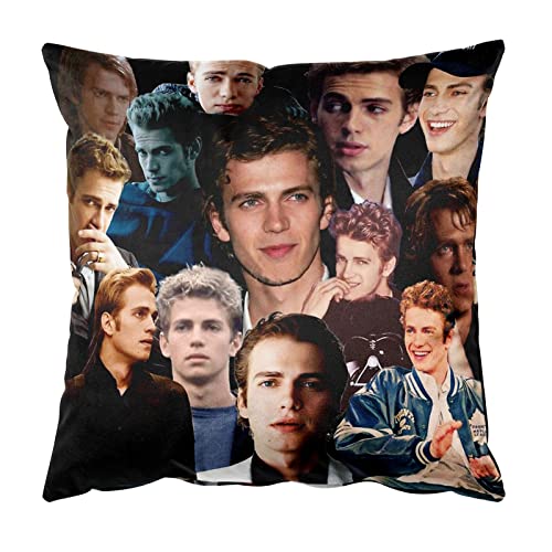 Hayden Christensen Kissenbezug mit Fotocollage, quadratisch von Ireser