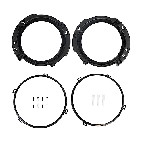 Irfora 1 Paar Scheinwerfer-Montagehalterungsring-Set, 7 Zoll, Ersatz für Jeep Wrangler JK 2007–2017 von Irfora