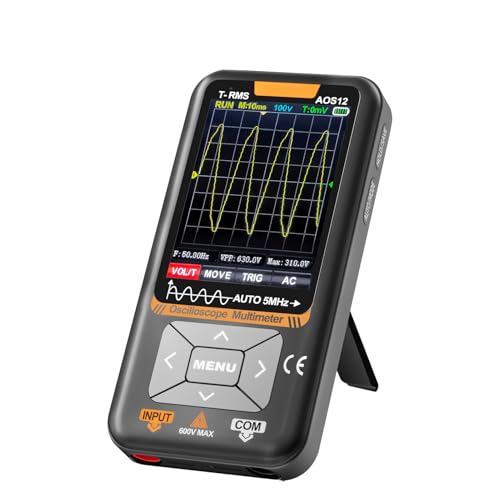 Irfora 5MHz Bandbreite Handheld -Oszilloskop -Multimeter, Graf True RMS, Farbanzeige, Messung für die Elektronikreparatur, Schaltungsdebugging Irfora 5MHz Bandbreite Handheld -Oszilloskop -Multimeter, Graf True RMS, Farbanzeige, Messung für die Elektronikreparatur, Schaltungsdebugging von Irfora