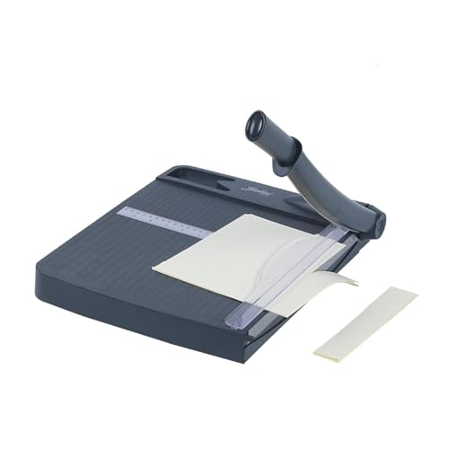 Irfora 948 Safer Aufbewahrungspapierschneider -Zentimeter und Zoll Doppelte Verwendung Papierschneider Schublade Speicher 12 '' Schnittlänge 16 Blätter Kapazität für Bürohaus von Irfora
