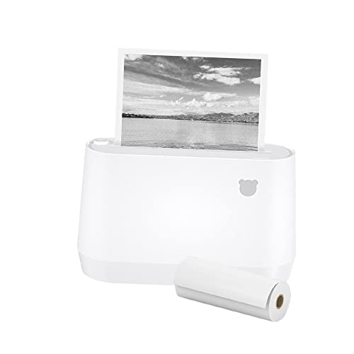 Irfora A9 Mini stampante termica portatile per Note 203dpi BT Pocket Photo Stampante Mobile per ricevute Etichetta Maker Supporto adesivo 56 mm / 77 mm Larghezza Carta Compatibile Con Android iOS von Irfora