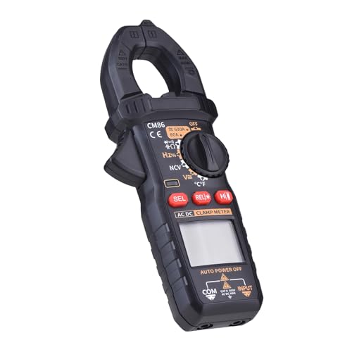 Irfora AC/DC-Klemmmesser, 600A-Stromspannungstester mit NCV, Backlit LCD, Taschenlampe für Elektrische Messungen, Diodentests, Temperaturmessung, Automatische Absperrung Irfora AC/DC-Klemmmesser, 600A-Stromspannungstester mit NCV, Backlit LCD, Taschenlampe für Elektrische Messungen, Diodentests, Temperaturmessung, Automatische Absperrung von Irfora