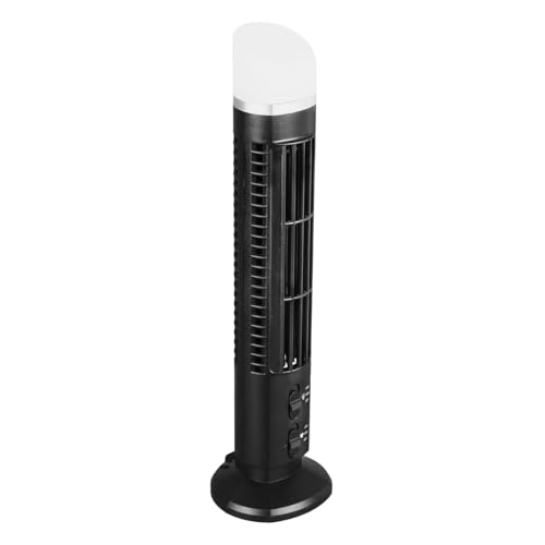 Irfora Bladeless Cooling Lüfter Tragbarer USB -Schreibtisch -Lüfter mit Leichten, Platzsparenden Design, Energiesparung für das Büro Im Heimschlafzimmer, Einfach zu Reinigende, (Schwarz) von Irfora