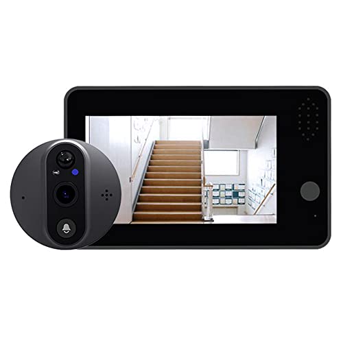 Irfora Intelligente WiFi-Türklingel mit 1080P / 120 ° -Kamera-Videospion für Tür 4,3-Zoll-LCD-Bildschirm Tuya intelligente WiFi-Türklingel von Irfora