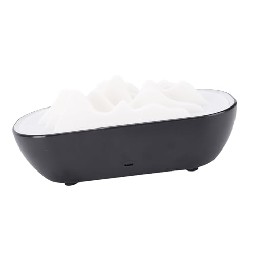 Irfora Kompakter Aromatherapie-Diffusor, Chinesisches Bergdesign, Luftbefeuchter mit Kühlem Nebel für zu Hause, Kleiner Tragbarer Aromatherapie-Diffusor-Luftbefeuchter mit (Schwarz) von Irfora
