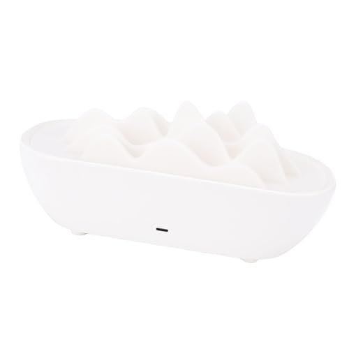 Irfora Kompakter Aromatherapie-Diffusor, Chinesisches Bergdesign, Luftbefeuchter mit Kühlem Nebel für zu Hause, Kleiner Tragbarer Aromatherapie-Diffusor-Luftbefeuchter mit (Weiß) von Irfora