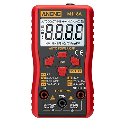 Irfora M118A Auto Ranging Digital Multimeter Hochgenaues TRMS 6000 zählt Spannung Strom Ohm Kapazitätsdiode Multi Tester Irfora M118A Auto Ranging Digital Multimeter Hochgenaues TRMS 6000 zählt Spannung Strom Ohm Kapazitätsdiode Multi Tester von Irfora