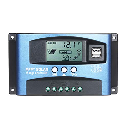 Irfora MPPT Solarladeregler Dual USB Solar Controller Smart LCD Bildschirm MPPT Tracking 5V/2A Dual USB Ausgang 12V/24V Automatische Identifikation Irfora MPPT Solarladeregler Dual USB Solar Controller Smart LCD Bildschirm MPPT Tracking 5V/2A Dual USB Ausgang 12V/24V Automatische Identifikation von Irfora