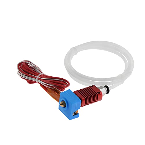 Irfora Metal Hotend Extruder Kit mit 0,4 Mm Düse Aluminiumheizungsblock Silicon Sock 12/24 V 40W Kompatibel mit CR-10 CR-10S Ender 3 Ender 3 Pro 3D-Drucker Kompatibel (12V) von Irfora