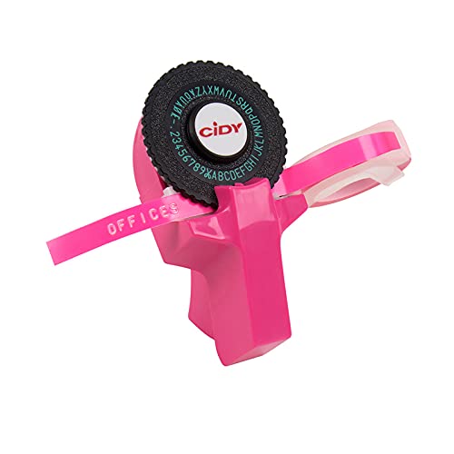 Irfora Mini etichettatrice manuale portatile Scrittrice per stampante di etichette per goffratura 3D FAI-da-te Con macchina per scrivere in plastica Con nastri in etichetta 9mm in PVC von Irfora