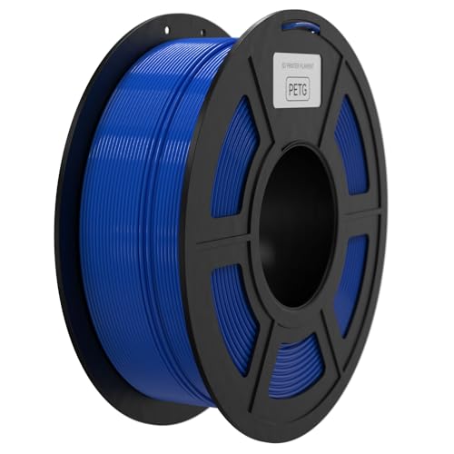 Irfora PETG -Filament 1,75 Mm 3D -Druckerfilament 1 Kg Höhere Härte 3D Druckfilament Kompatibel mit Dem Größten Teil des FDM Druckers Neptun 2/ Neptun 3/ Ender 3 und Mehr (Blau) von Irfora