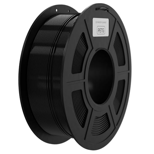 Irfora PETG -Filament 1,75 Mm 3D -Druckerfilament 1 Kg Höhere Härte 3D Druckfilament Kompatibel mit Dem Größten Teil des FDM Druckers Neptun 2/ Neptun 3/ Ender 3 und Mehr (Schwarz) von Irfora