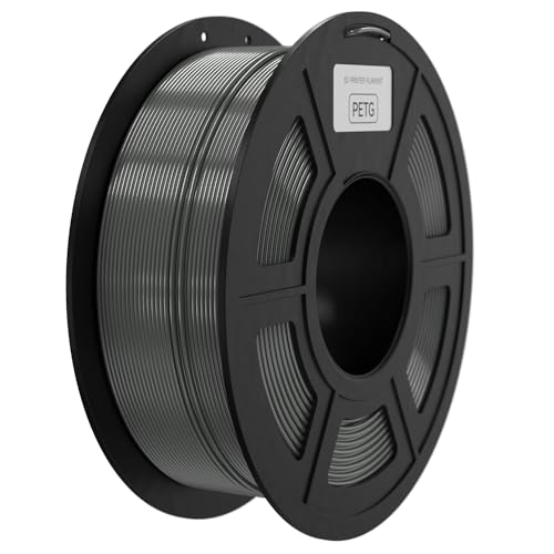 Irfora PETG -Filament 1,75 Mm 3D -Druckerfilament 1 Kg Höhere Härte 3D Druckfilament Kompatibel mit Dem Größten Teil des FDM Druckers Neptun 2/ Neptun 3/ Ender 3 und Mehr (Silber) von Irfora
