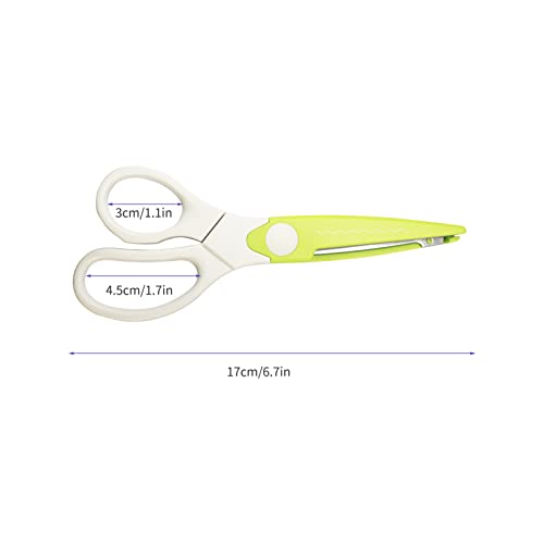 Irfora Papierkorbschere Set 5 Paar Dekorative Kante Ideal für Papierkante Schneiden Crafts Scrapbooking Paper Quilling und Kinderdesigns für Schulpflichtige Büro -Büro Erwachsene von Irfora