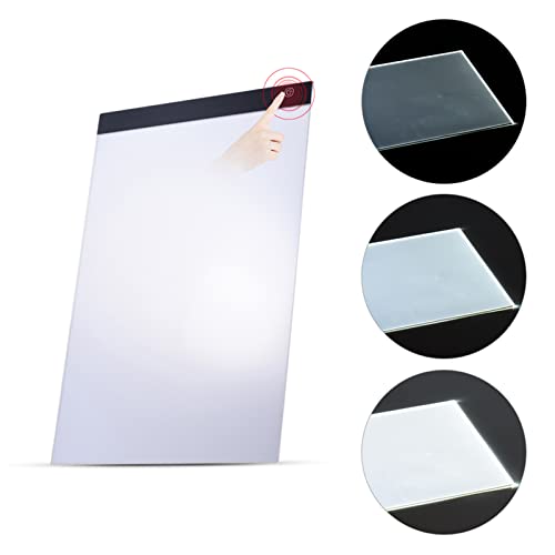 Irfora Portable A3 LED Light -Box Zeichnung -Kopie Board Tischpolster Panel Copyboard mit Speicherfunktion Schrittless Helligkeitskontrolle für Künstleranimation Tattoo Skizzieren von Irfora