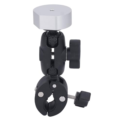 Irfora Satellitenmontageklammer für Mini, Aluminiumlegierungsklemme mit 360 ° -Wrdation und 180 ° Neigung, Starker Ständer mit Adapter -Set für Mini, Kompaktes Design (Silberadapter) von Irfora