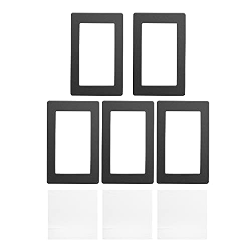 Irfora Schwarze LCD-Dichtung 6,5 X 4,1 Zoll Schutz vor Harzverschmutzung mit Nicht-Staubtüchern, die mit Wanhao D7 Photon-S 5, Zoll LCD-Harz 3D-Drucker Kompatibel Sind (5pcs) von Irfora