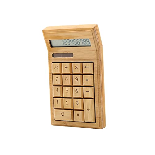 Irfora Umweltfreundliche Bamboo Electronic Calculator-Zähler Standardfunktion 12 Ziffern Solar & Batterie Dual Powered für School Einzelhandelsgeschäft Irfora Umweltfreundliche Bamboo Electronic Calculator-Zähler Standardfunktion 12 Ziffern Solar & Batterie Dual Powered für School Einzelhandelsgeschäft von Irfora