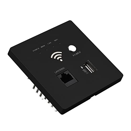 Irfora WLAN-Router für den Wandeinbau 300M AP Access Point WLAN-Router USB-Ladebuchse Wandmontierter WLAN-AP-Router mit WPS-Verschlüsselung von Irfora