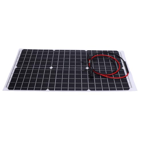 Irfora Water Proof Solar Panel 30W, Hohe Effizienz, Einfach zu Bedienende, Halb Flexible, Breite Anwendung, Monokristalline für das Camping -RV -Gewächshaus mit IP65 Water Proof Design von Irfora