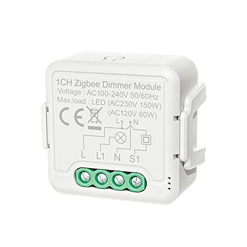Irfora Zigbee Smart Dimmer Switch Modul APP Fernbedienung Sprachsteuerung Timing Gruppenfreigabe Kompatibel mit Echo Home für Home Office Irfora Zigbee Smart Dimmer Switch Modul APP Fernbedienung Sprachsteuerung Timing Gruppenfreigabe Kompatibel mit Echo Home für Home Office von Irfora