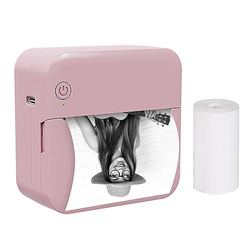 Mini Stampante Termica Tascabile Multifunzione Portatile Sticker Maker 300DPI Stampa Foto Istantanea Supporto Connessione BT per Smartphone con 1 Rotolo di Carta 57mm Compatibile con iOS Sistema von Irfora