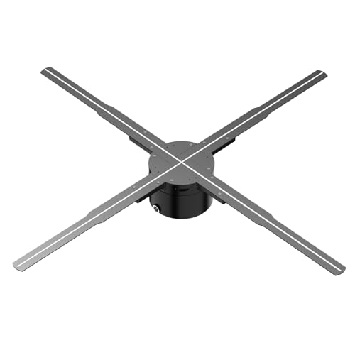 P62 Proiettore ologramma 3D Display pubblicitario Fan Lettore a parete 3D Naked Eye 2K HD LED Foto Video Fan Con 722pcs Perline di luce a LED Segno di telecomando Display in Tempo Reale Schermo per von Irfora
