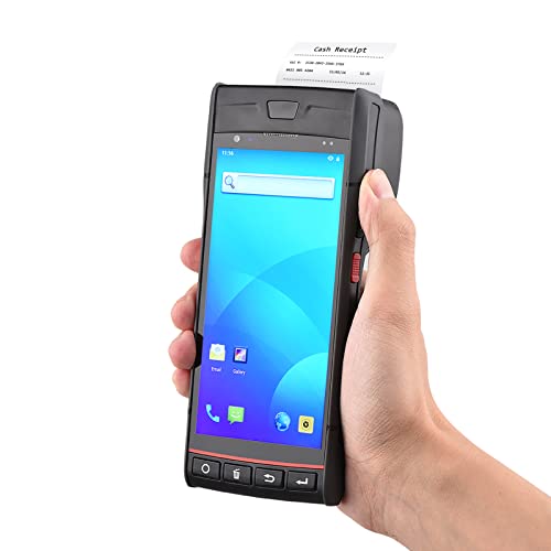 Stampante per ricevute POS portatile Supporto terminale PDA Android 9.0 Sistema di posizione globale Comunicazione 4G WiFi BT con touchscreen da 5,5 pollici Stampa etichette larghezza 58 mm per Stampante per ricevute POS portatile Supporto terminale PDA Android 9.0 Sistema di posizione globale Comunicazione 4G WiFi BT con touchscreen da 5,5 pollici Stampa etichette larghezza 58 mm per von Irfora