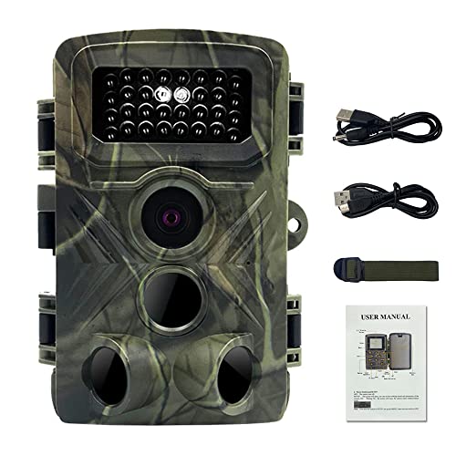 Trail Camera,PR3000 36MP 1080P Nachtfoto-Video Roadkamera Multifunktionale Outdoor Jagd Tier Aussichtshaus Überwachungskamera IP66 Wasserdicht 34 Infrarot-Licht-Kamera von Irfora