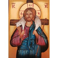 Ikone Heiliger Jesus Guter Hirte Ikone Heiliger Jesus Guter Hirte von IridiumStore