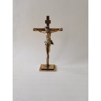 Kruzifix Donatello Basilica Sant'antonio Padua Goldmessing H cm 16 Kruzifix Donatello Basilica Sant'antonio Padua Goldmessing H cm 16 von IridiumStore