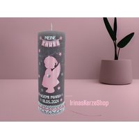 Taufkerze Mädchen von IrinasKerzeShop