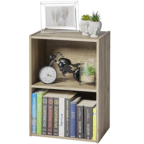 Iris Ohyama Modernes Bücherregal, 2 Etagen, Aschbraun, Nachttisch, 40cm breitVielseitig, Modular, Offenes Regal, Für Wohnzimmer, Büro, Schlafzimmer, Platzsparend, Bücher, Dekor, Einfacher Aufbau, CX-2 Iris Ohyama Modernes Bücherregal, 2 Etagen, Aschbraun, Nachttisch, 40cm breitVielseitig, Modular, Offenes Regal, Für Wohnzimmer, Büro, Schlafzimmer, Platzsparend, Bücher, Dekor, Einfacher Aufbau, CX-2 von Iris Ohyama