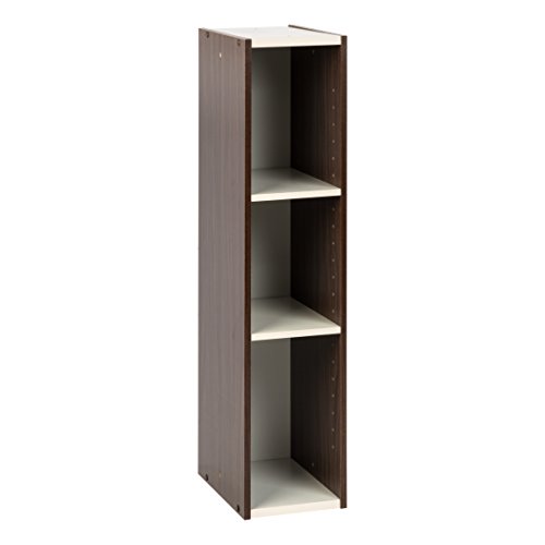 Iris Ohyama Platzsparendes Regal, Schlank, 3 Ebenen, Braun, Verstellbar, Modular, Für Wohnzimmer, Homeoffice, Schlafzimmer, Organisation, Bücher, CD, Dekor, Einfache Montage, UB-9020 Iris Ohyama Platzsparendes Regal, Schlank, 3 Ebenen, Braun, Verstellbar, Modular, Für Wohnzimmer, Homeoffice, Schlafzimmer, Organisation, Bücher, CD, Dekor, Einfache Montage, UB-9020 von Iris Ohyama